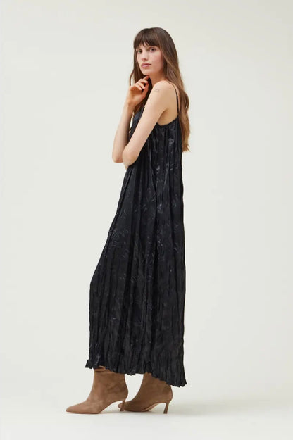 Pleated Maxi Dress