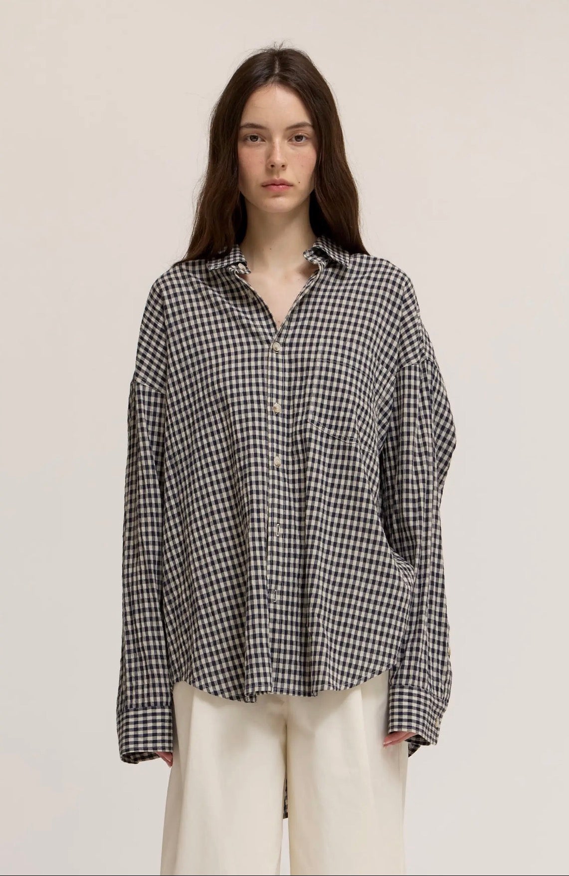 Oversized Gingham Shirt