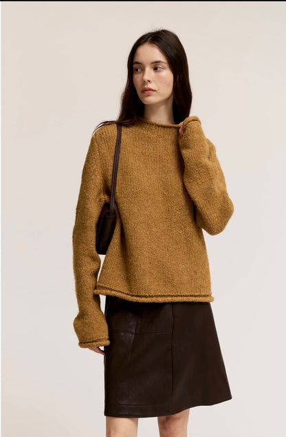 Rolled Edge Sweater